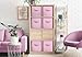 Sorbus Storage Cubes - 11 Inch Foldable Fabric Baskets for Organizing Pantry, Closet, Shelf, Toy Box, Cubby - 6 Collapsible Cloth Cube Storage Bins for Home, Nursery, Playroom, Bedroom (Pastel Pink)