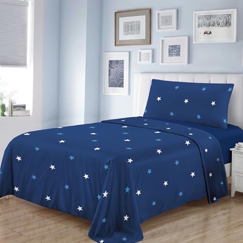 Dalina Textil - Juego Sábana Cama 135- Juego De Sábanas Para Cama 3 Piezas, Bajera Ajustable 135x190, Encimera 210x260, 1 Funda Almohada 45x150 Cama De 135x190cm