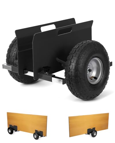 600 LBS Panel Dolly, Slab Dolly, Adjustable Drywall Mover with 10" Tires