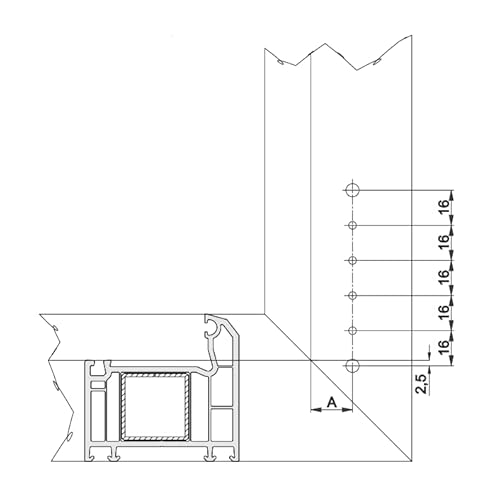 Original Winkhaus Reparaturset für Kunststoffenster bestehend aus Ecklager Scherenlager für die Serien aktivPilot autoPilot inkl.Befestigungsset (silber mit weißen Kappen)