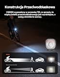 iGPSPORT VS800S Inteligentna Przednie Światła Rowerowe 800 LM, Bateria 4000 MAh, Auto Włącz/Wyłącz, Sterowanie Pilotem, 6 Trybów Światła, Antywstrząsowa, Antyodblaskowa, USB-C, Wodoodporność IPX6