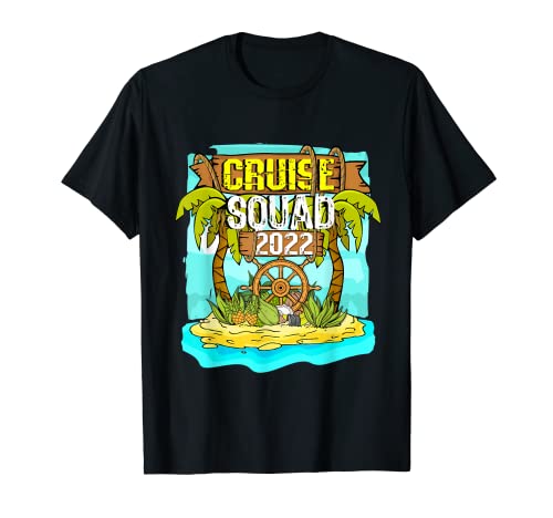 Camiseta de viaje de crucero Escuadrón de cruceros de vacaciones 2022 Camiseta