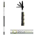 DocaPole 6 - 24 foot Extension Pole – Multi-Purpose Telescopic Pole for Window Cleaning, Gutter Cleaning, Hanging Christmas Lights – Bulb Changer and Paint Roller Telescoping Pole