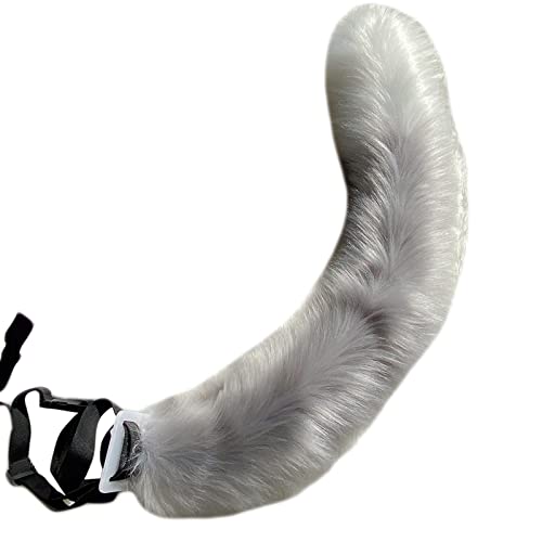Serre-tête oreilles de chat pliable avec queue ensemble de cosplay pour vêtement