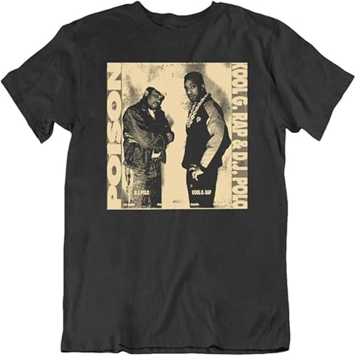 Photo de Kool G Rap Poison Hip Hop God King Legend Music T Shirt Black S