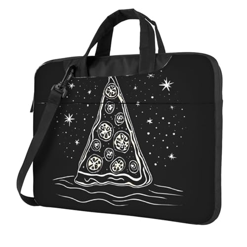 Bolso Slim para Laptop con Correa y Diseño Pizza miniatura 1