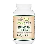 Double Wood Magnesium L Threonate Supplement | 120 Capsules (30 Servings) High Strength Magnesium L Threonate (4 per Serving) 2000mg