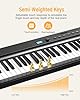 OYAYO Upgraded Folding Piano Keyboard, 88 Key Full Size Semi Weighted Keyboard Support MIDI and Bluetooth, Portable Foldable Keyboard Piano with Sustain Pedal and Piano Bag, Best Gift for Beginner