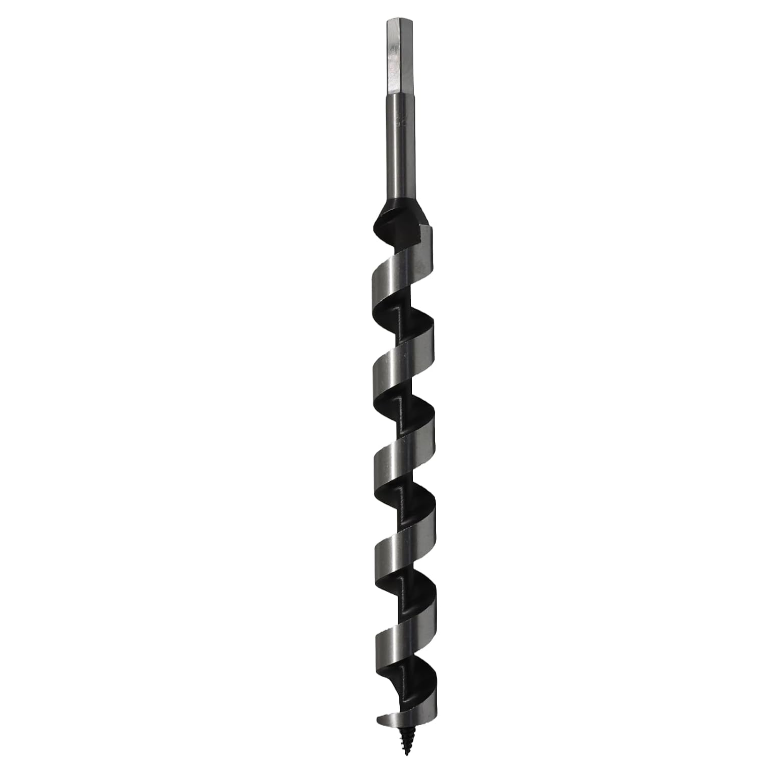 1 Inch x 12 Inch Wood Auger Drill Bit for Tree Stump Drilling | Carbon Steel, Hex Shank, Self-Feeding, Lumber & Tree Stump Drilling