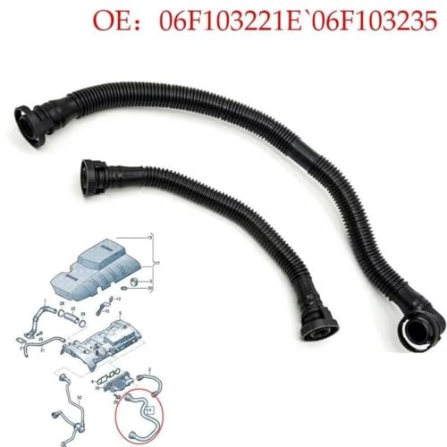 Manguera PCV ventilación cárter 06F103221E válvula de tubo para coche A3 S3 y A1 2013 2