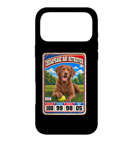 Chesapeake Bay Retriever �r���e�[�W 70�N�� 80�N�� �X�|�[�c �g���[�f�B���O�J�[�h �X�}�z�P�[�X iPhone 17 Pro Max �p