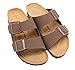 Produktbild SchatTex Sandale mit 2 Riemen Mocca 44