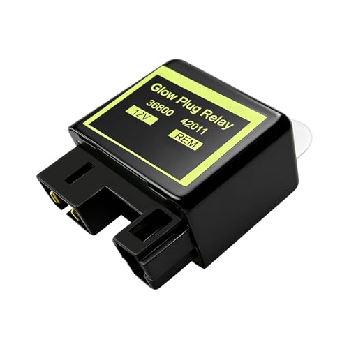 36860-42011 Glow Plug Relay Fit for Caterpillar for LS for LG for Farmtrac for Montana for Mahindra for Cub-Cadet Tractors for Hyundai H-1 H1 H100 Starex Cars Trucks Replace TRG750