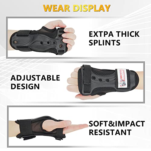 Wrist Guards,Adults/Kids Wrist Pads Boys Girls Children Protective Street Sports Skate Pads For Skateboarding Skating Snowboarding Outdoor Extreme Sports #TOP1