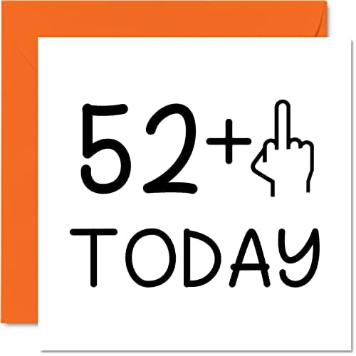 21st Birthday Card Funny for Women - Novelty Middle Finger - Rude Birthday Cards for Men, 145mm x 145mm Birthday Greeting Cards, Joke Banter Cards for Daughter Step Son Sister Brother Auntie Uncle