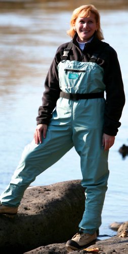 Cuissardes respirantes femme Caddis bleu sarcelle anti-transpiration