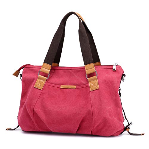 MANYIP Bolsos de Mujer Bolso Bandolera Lienzo Bolso Hombro Mujer Bolso Bandolera Bolso Totalizador,Bolsas de asa superior con Cover