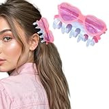 Hapdoo 1pc Funny Hair Clips, Sunglasses Shape Claw Clip Novelty Hair Accessories for Women Girls, Pink Eye...