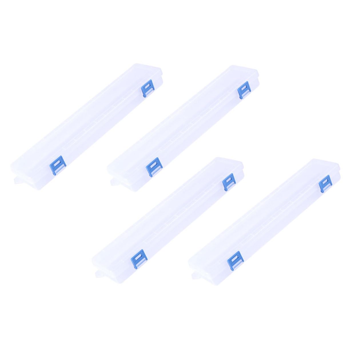 Uonlytech 4 Set Astuccio Per Pennelli Trasparente Chiaro Custodia Per Pennelli Organizer Per Contenitore Di Stoccaggio Mestiere Pittura Piccolo Plastica 4 Pezzi*4