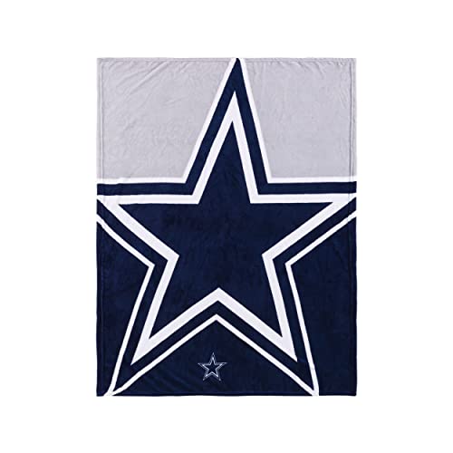 FOCO Dallas Cowboys NFL Supreme Slumber Plüschdecke