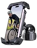 Tupwoon Handyhalterung Fahrrad, Motorrad Handyhalterung [2023 Einfache Installation Klemme & 360° Drehbare] Universal Fahrrad Handyhalterung für iPhone, Samsung und 4,7-7,2'' Smartphones mit Hülle