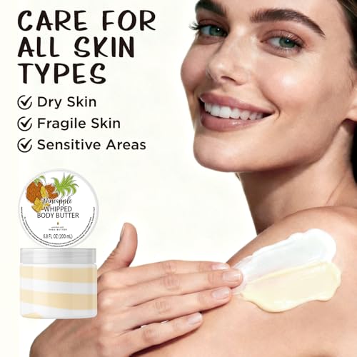 Save 9% on Embleaf Pineapple Whipped Body Butter for Dry Skin - Image 2
