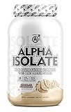 ALPHA ISO - Whey Protein Isolate Powder | Best Tasting 100% Grass Fed Whey | Low Carb Protein Powder for Lean Muscle Building & Weight Loss, Post Workout Supplement for Men, Chocolate Fudge, 28 Sv