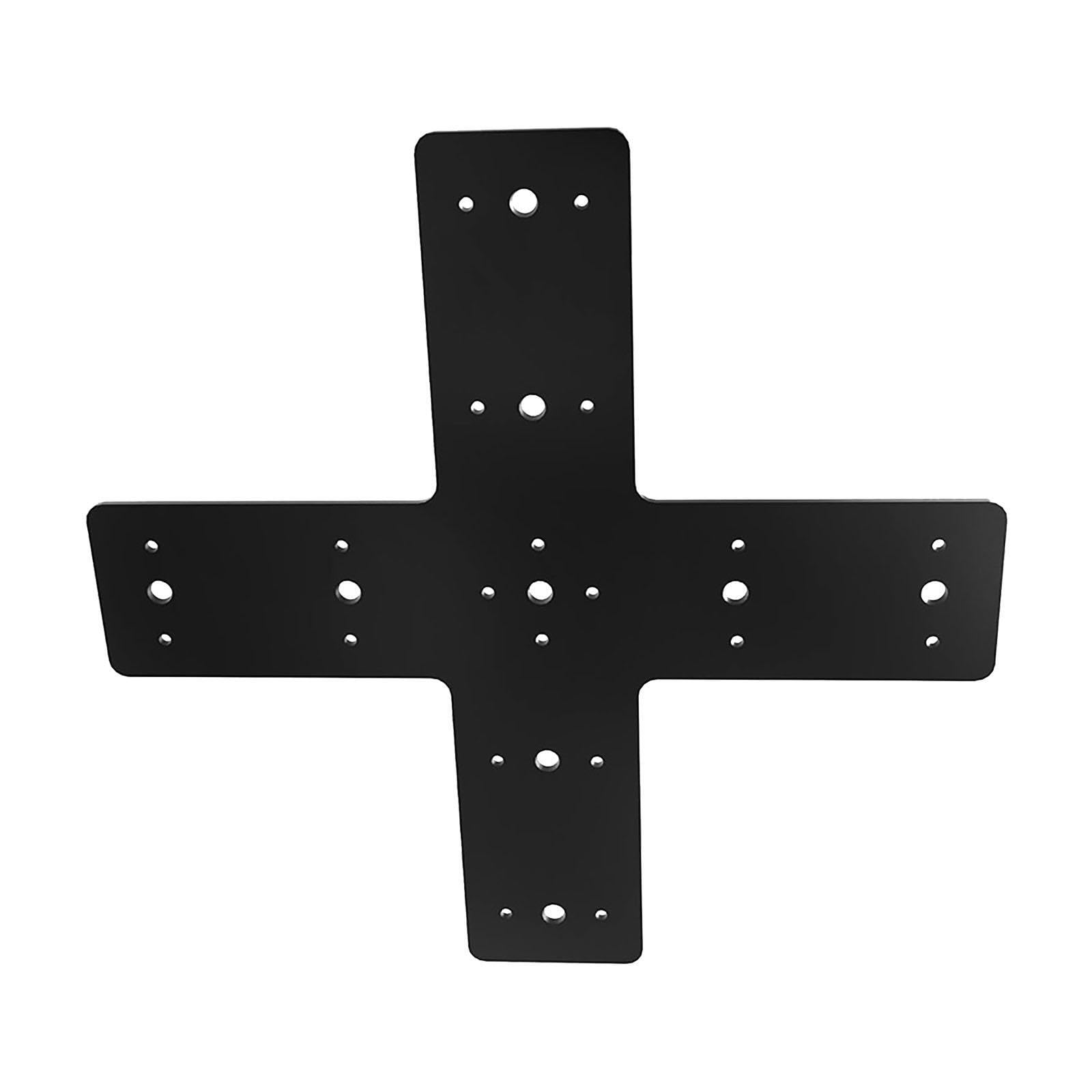 PIXZCSA Sturdy Cross Mending Plate Heavy Duty Reinforcement Post to Beam Connector X Shaped Bracket Easy to Install Repair Fixing Joining Repair Fixing