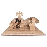 Fictory Heilige Land-Auferstehungsszene, Krippenanzeige für Ostern, Desktop- und Regaldekoration für Zuhause oder Büro, religiöses Urlaubsgeschenk