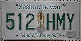 Provinz: SASKATCHEWAN Saskatchewan Nummernschild Kanada Kennzeichen : Autoschild aus Nordamerika, Canada License Plate : Metall-Schild mit Grafik