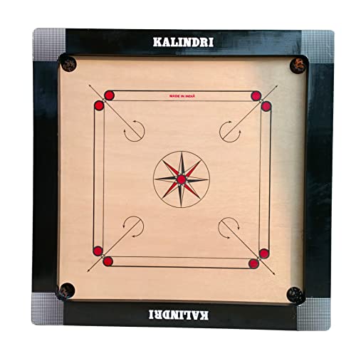 Kalindri Sports Carrom Tavola in Legno Completa
