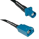 6 feet RG58 Fakra Z Male to Fakra Z Female RF Pigtail Coaxial Cable