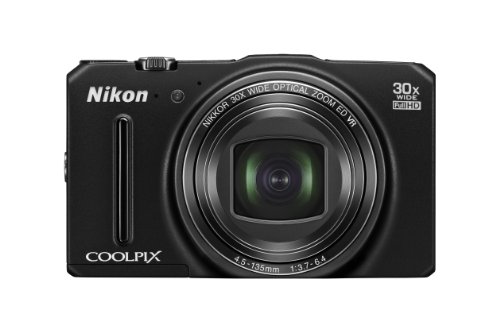 Nikon Coolpix S9700 Appareil photo numérique compact 16 Mpix Écran LCD 3' Zoom optique 30X Noir