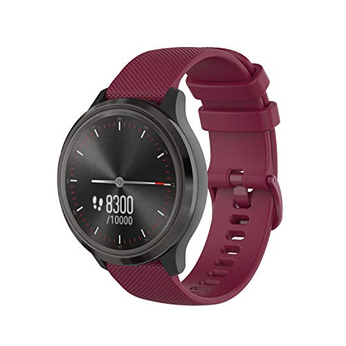 REYDA Silicone Strap Compatible for Garmin Vivomove 3/HR/Luxe/Sport/Style/Trend - Image 2