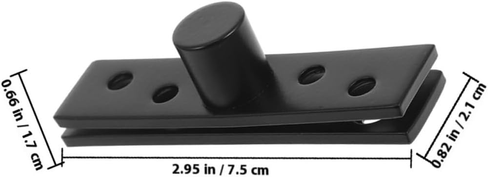 2pcs Hidden Pivot Hinges 360 Degree Rotating Stainless Steel