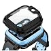 Produktbild GIOPUEY Hülle Kompatibel mit imoo Watch Phone Z1, Glasschutzfolie + Hartplastikrahmen, 360° Rundumschutz Cover - Black