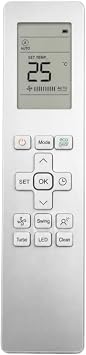 Remote Fit for Midea RG10F2B2/BGEFU1 MAP14S1TBL Air Conditioner | Compatible with Midea RG10F2B2/BGEFU1 MAP14S1TBL MAP14HS1TBL MAP12S1TBL MAW08S1VWT-A MAW10S1VWT-A MAW12S1VWT-A