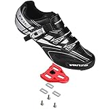 Venzo RX Road Bike Compatible with Shimano SPD SL Look Cycling Shoes and Look Delta Indoor Cleats...