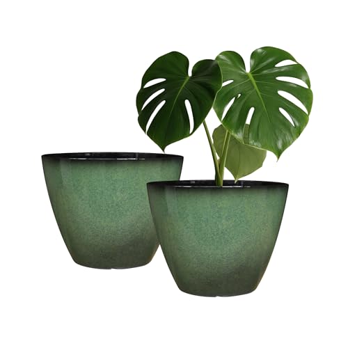 Vanslogreen 2 Pack Plant Pots For Indoor Outdoor Plants