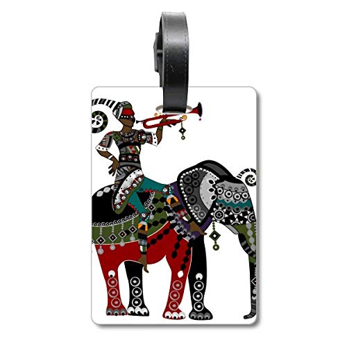 Étiquette de valise éléphant pour repérer vos bagages de voyage