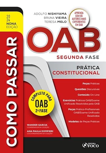 Como passar na OAB 2ª fase – prática constitucional – 9ª ed – 2024