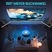 [Fresnel 85% ALR-Bildschirm und Streaming-Smart-Beamer] Draußen-Tageslichtbildschirm 1,8dB Gain 100% sRGB 8K/4K-kompatibel 75", Heimprojektor Autofokus Dolby Audio WiFi 6 Bluetooth 5,4 1080P