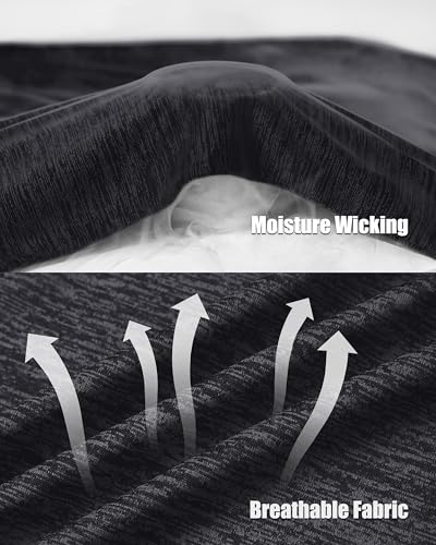 MAGCOMSEN Camisetas Manga Corta Hombre Deporte Secado Rápido Cuello Redondo Gimnasio Entrenamiento Running Deportiva Transpirable Fitness Ropa - imagen 4