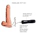 Soft Silicone Thrusting Realistic vibrator with Hand Free Suction Cup Waterproof Powerful 6 Vibrations for women FHUEG5