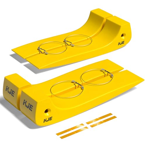 KJE 4 Pack Tire Skates 3.2 Width Towing Skates 16000 lb Working Load Tow Truck Skates for Flatbed Trailer Accessories
