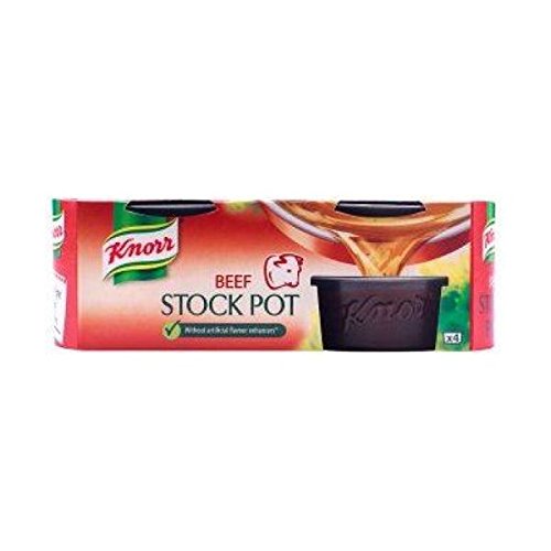 Knorr Stock Pots Gel Beef 4 S - 4 - Pack of 8