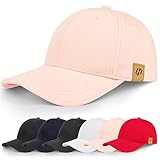 HASAGEI Baseball Cap Herren Damen Basecap Kappe Verstellbar Baumwolle Baseballkappe Atmungsaktiv Outdoor Running Freizeit Cappy für Männer Frauen (Rosa)