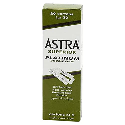 Astra Razor Blades Pack of 100, Green
