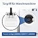Tirador de puerta de lavadora compatible con Fagor LA8E000L0 AS0012711 LA8E000B2 Brandt...