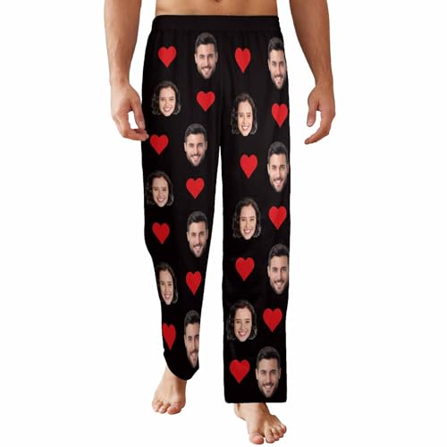 Personalized Face Pajamas Pants For Women Men Custom Photo Pajamas Pants Pajama Bottoms Sleepwear Customized Pet Pj Pants